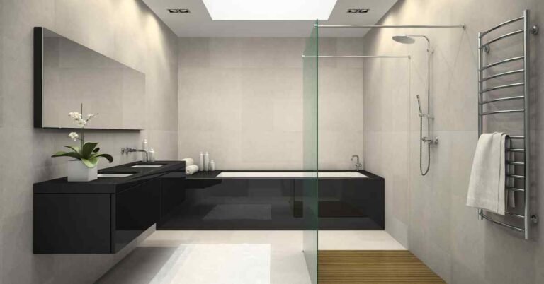 Modern bathroom with stylish Bathroom Ceiling Ideas