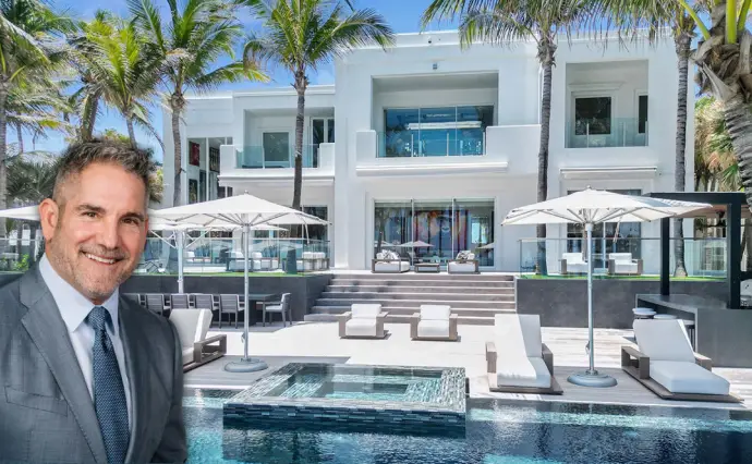 Front view of the luxurious Grant Cardone House